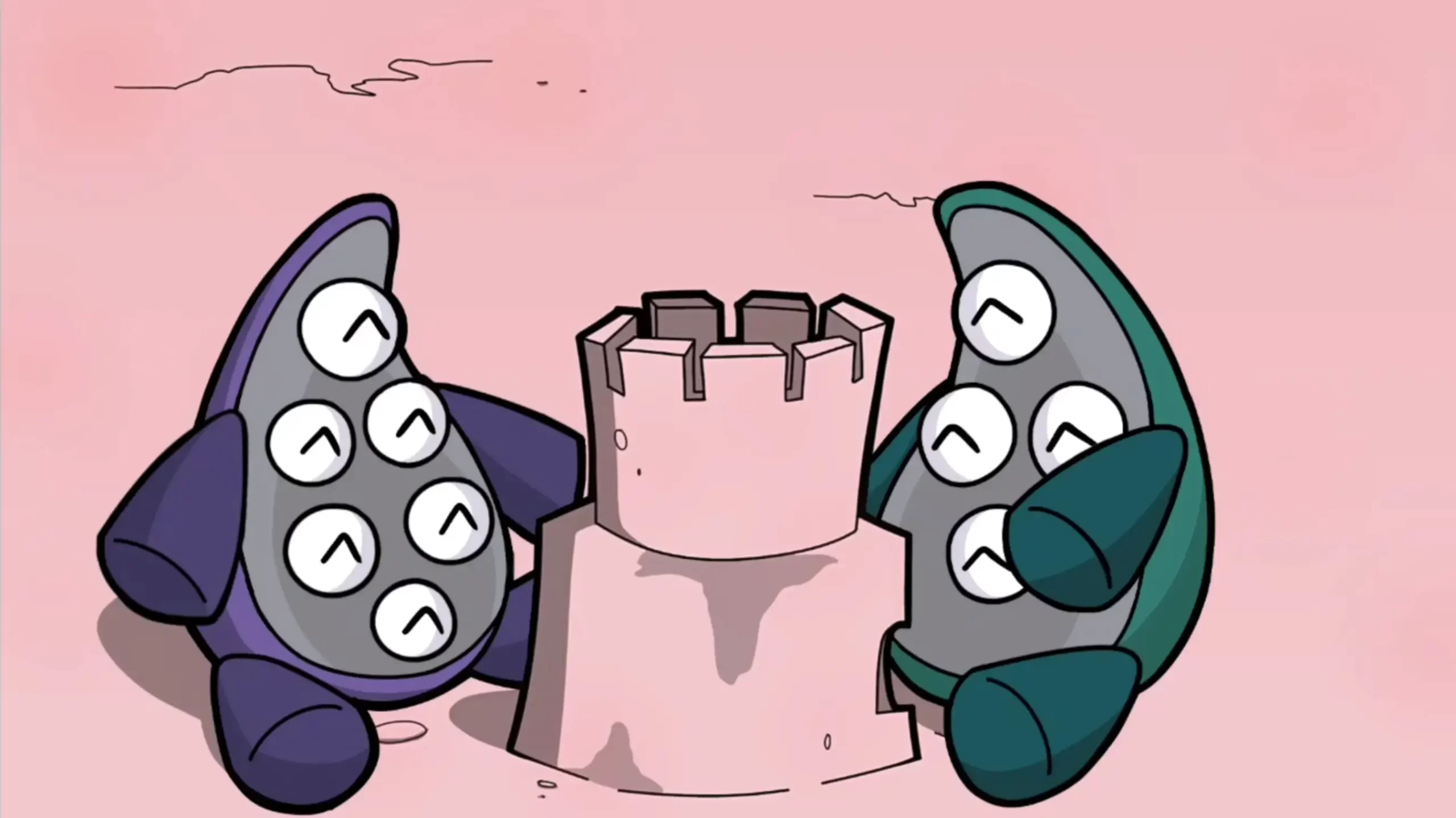 Occulee_Squid Kids Sandcastle_Fianl Animation_Squishy Hugger Of Worlds