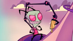 Zim Looks in Mirror Florpus Style